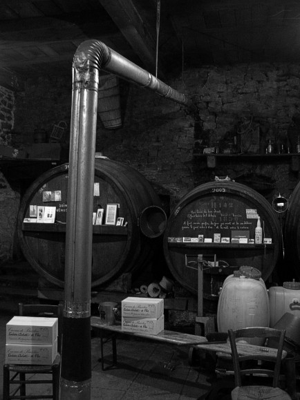 Stovepipe in the Cellar of Lucien Aviet